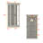 69.3'' H X 32.5'' W 4-Tier Display Bookcase With Glass Door And Light