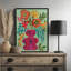 «Bright Funky Bouquet» par Cat Thurman Designs, reproduction d'art-881023711-881023699-881023710