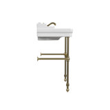 Cheviot Products Essex 24" Console Bathroom Sink with Overflow & Metal Base