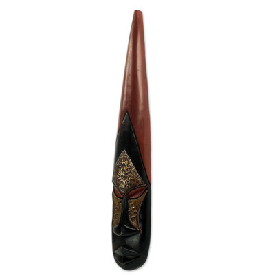 Masque de bois africain Ga Nyo