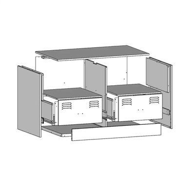 Antwann TV Stand for TVs up to 24"