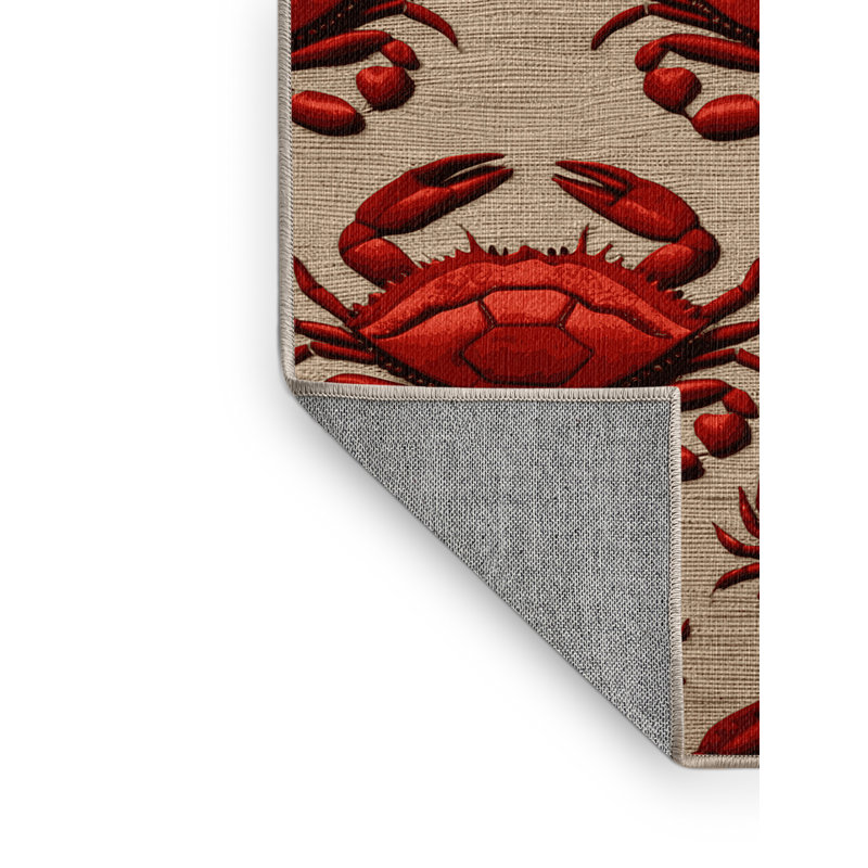  Tapis nautique lavable Crabs, Tapis de couloir 2 pi x 5 pi