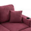 Canapé modulaire en L avec rangement coulissant, repose-pieds et coussins-2088694292