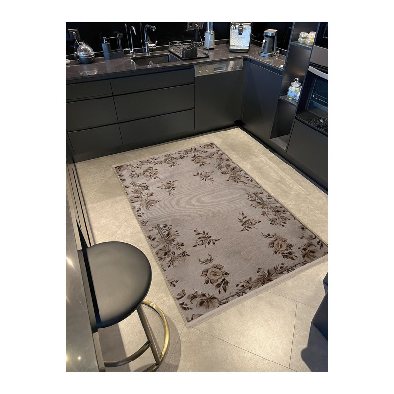 Tapis lavable à la machine Vintage, Carré 3 pi 3 po 