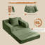Boneless 3-In-1 Adjustable Corduroy Sleeper Sofa Bed, Convertible Modern Foldable Lounge Chair-2075594069