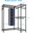 43.3'' Metal Clothing Rack