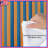 Orange Blue Stripes Comforter-123586786