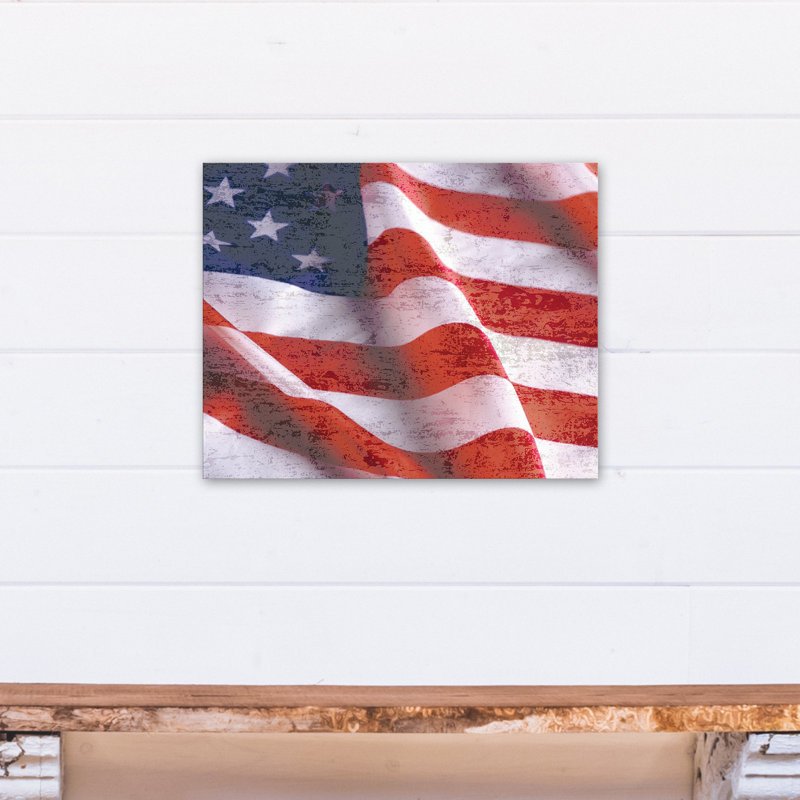 « american flag », reproduction d’impression sur toile tendue