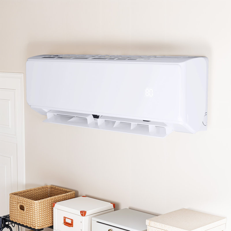 Système de chauffage à deux zones à deux zones 23 SEER2 24K BTU avec unités 3x9000 BTU