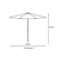 3m Traditional Parasol