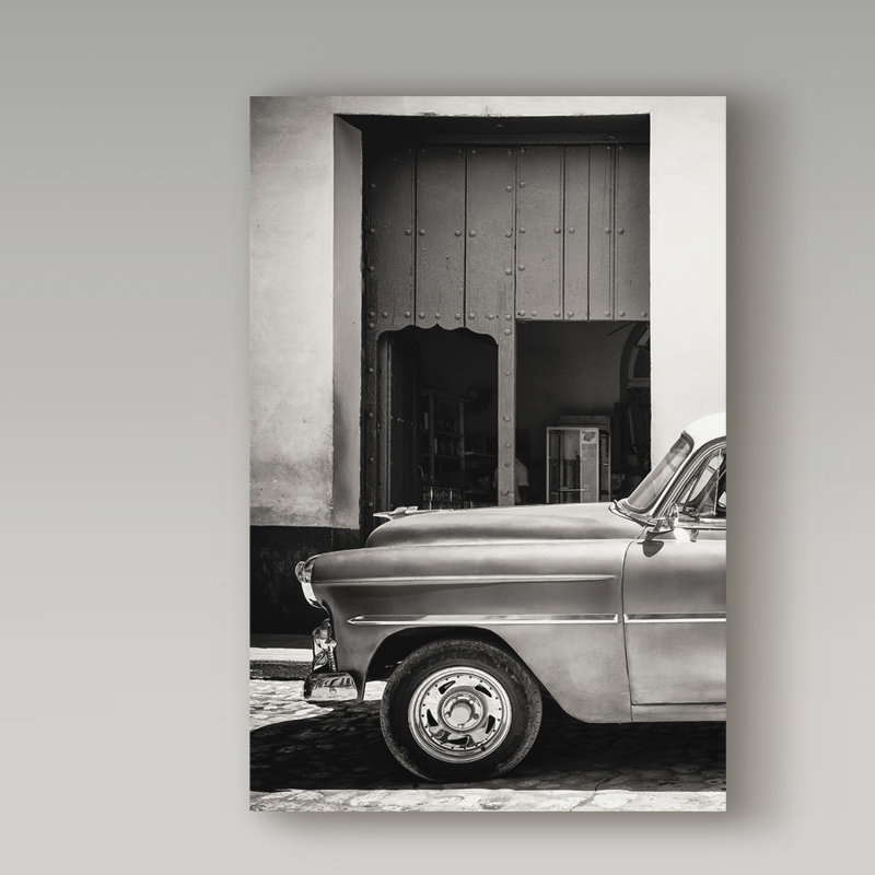 «Détail of Classic Car» par Cosey, reproduction de photo sur toile tendue, H 19 po x l 12 po