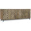 Mango & Metal 86" Chevron Entertainment Console