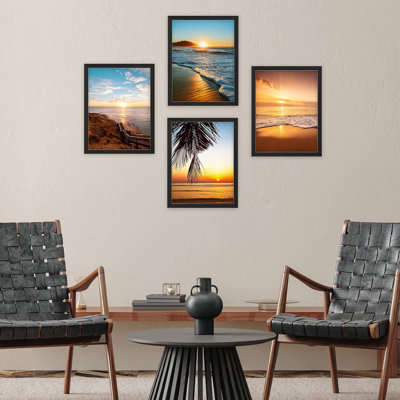 Coastal Palm Tree Ocean Wave