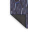 Laine et polyester bleu marine abstraits et fabriqués à la machine Tapis décoratif-305115642