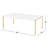 Daxton Coffee Table with Metal Legs & Wooden Top