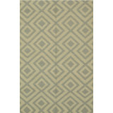 5x8 Ivory Flat Weave Wool Diamond Trellis Pattern Geometric Modern Contemporary Carpet Rug