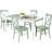Bellmead Cross-Back Dining Set with Rectangular Table-19257332-49517800