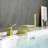 1 Handle Deck Waterfall Faucet with Diverter