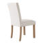 Ensemble de 4 chaises de salle à manger, chaises de salle à manger modernes avec dossier et chaises de cuisine en tissu avec pieds en bois-115716233