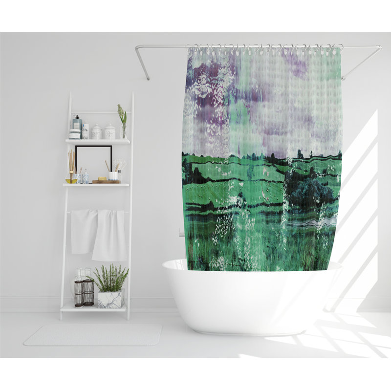 Dimitra Polyester Shower Curtain Set