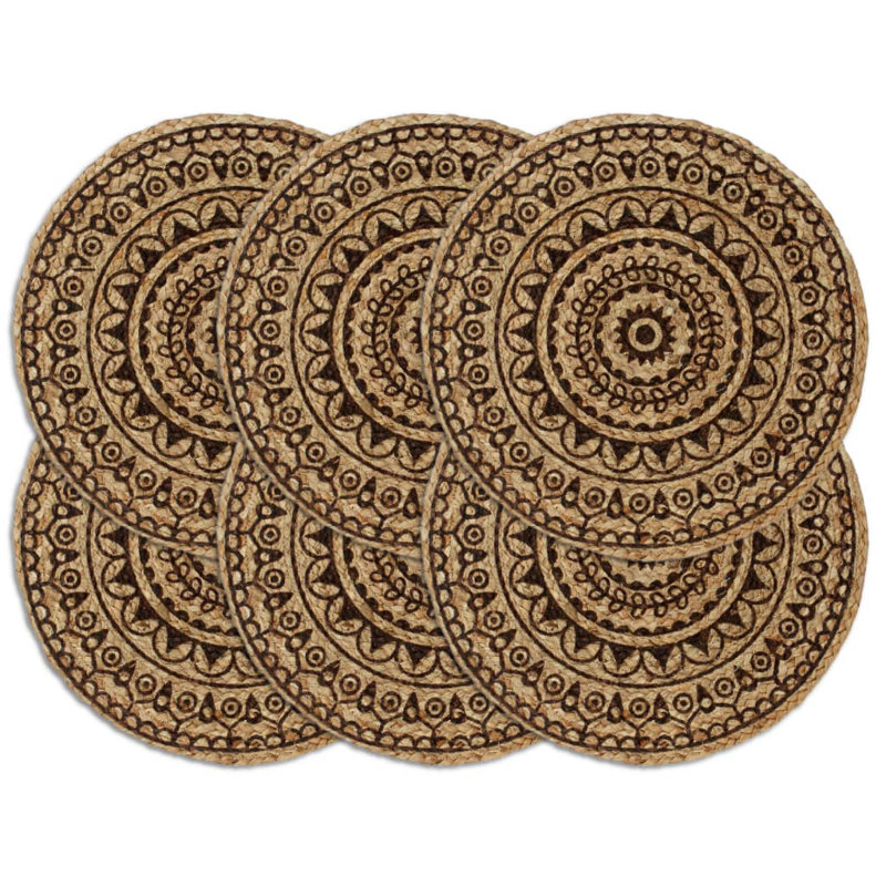 Ashrfi Placemat, Dark Brown