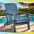 Oversized Wooden Outdoor Folding Adirondack Chair, Patio Lounge Chair – Solid Hemlock Wood, 330-lb Capacity – Pre-Assembled Backrest-136564496
