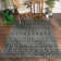 Geometric Synthetic Flatweave Indoor / Outdoor Area Rug