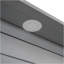 Lit escamotable double pleine grandeur avec tablettes, tiroirs et lumières DEL, gris-105488789-105488786