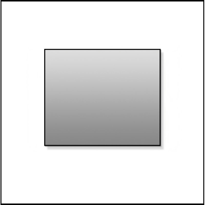 Rectangalur Esme avec cadre en métal