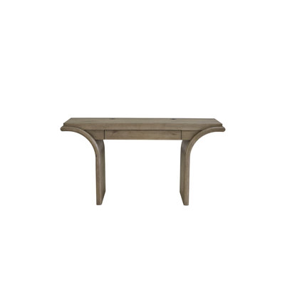 Bureau d'appoint English Knotty Oak Waterfall (tabourets non inclus)