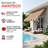 Awntech Mesa Retractable Awning, 64.5" x 24" x 24", Linen-28213178-28212960