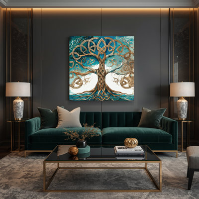 Art mural en toile Sci Fi Celtic Tree of Life
