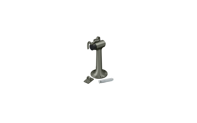 Door Stop, Antique Nickel, 152" H x 76" W x 76" D
