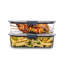 Contenant alimentaire Rubbermaid Brilliance, 9,6 tasses, paquet de 2