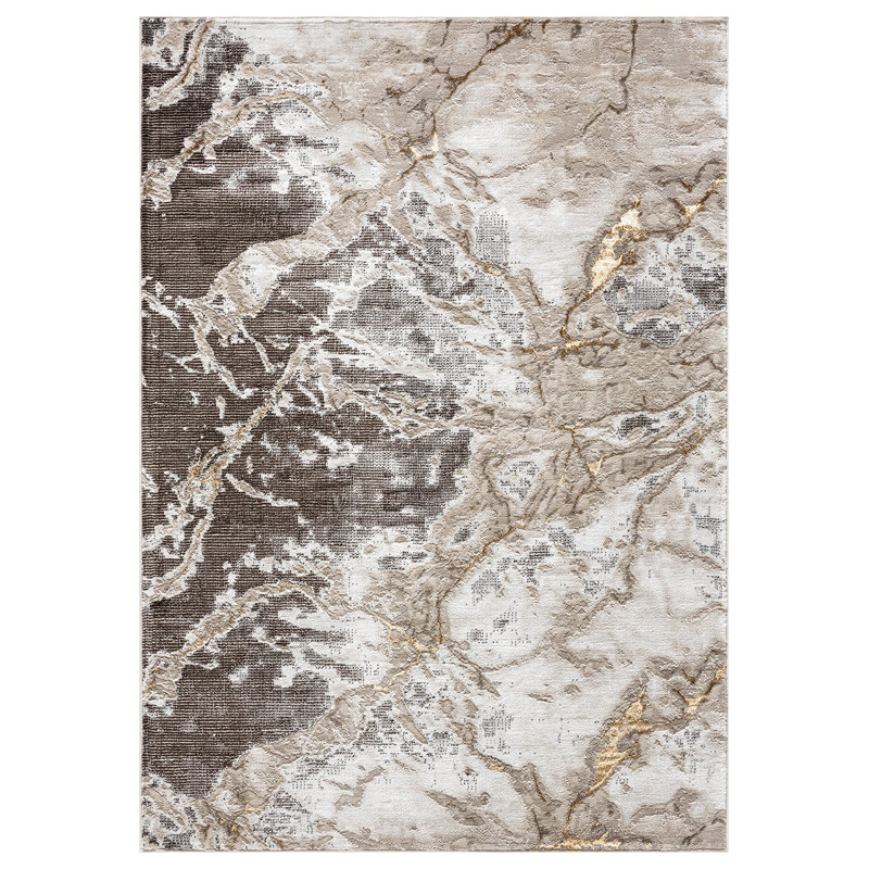 Abstract Flow Tabernash Rug Contemporary Modern Carpet For Living Room, Runner 2'8" x 8'2"