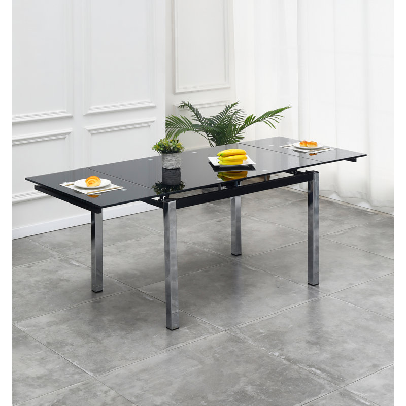 Peasnell Dining Set, Black, Grey