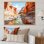 «River By The Canyon Landscape», reproduction sur toile