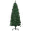 Grand sapin de Noël artificiel non éclairé avec branches réalistes
