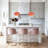 1-Light Metal Dome Pendant Light