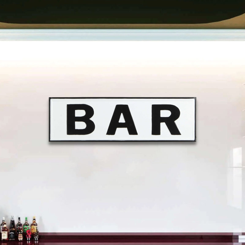 Décoration murale bar