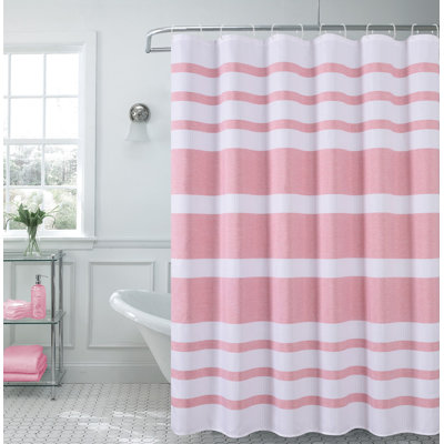 Drucker Striped Shower Curtain