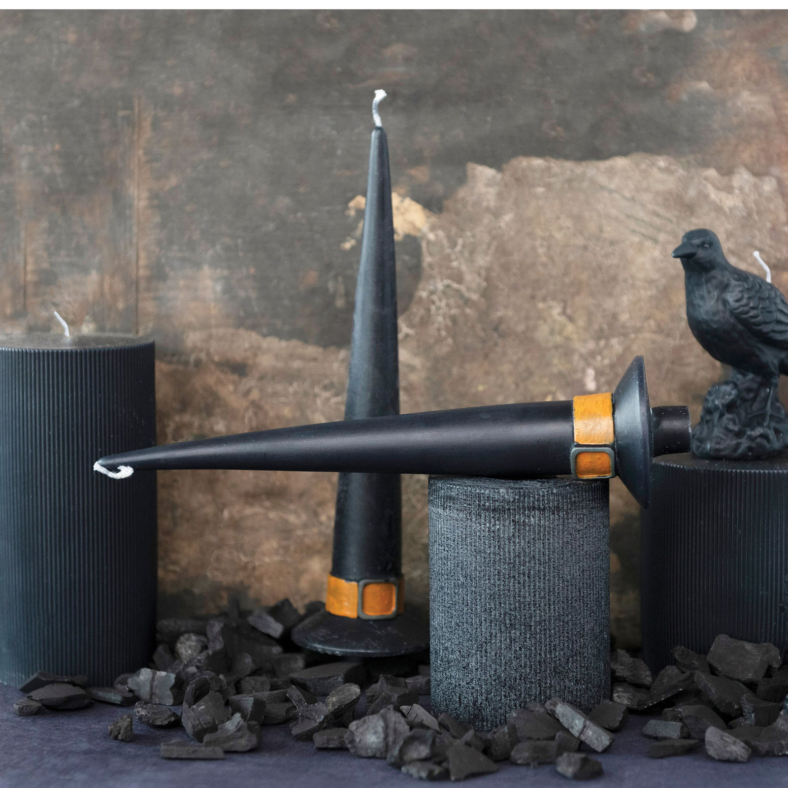 Unscented Witch Hat Taper Candle