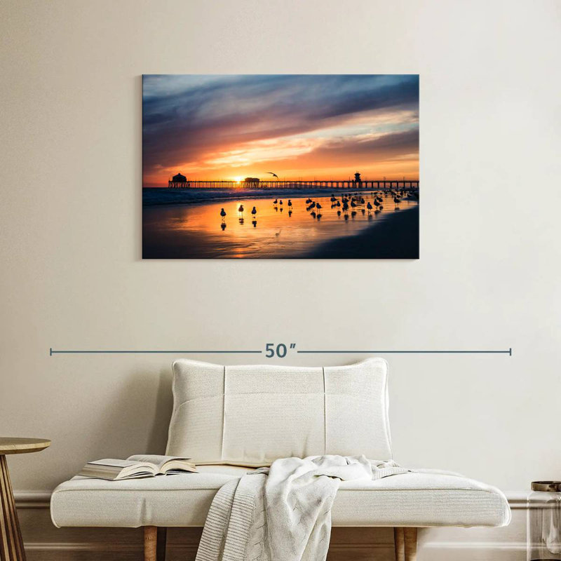 Gillard Huntington Beach Seagulls, H 24 po x l 36 po