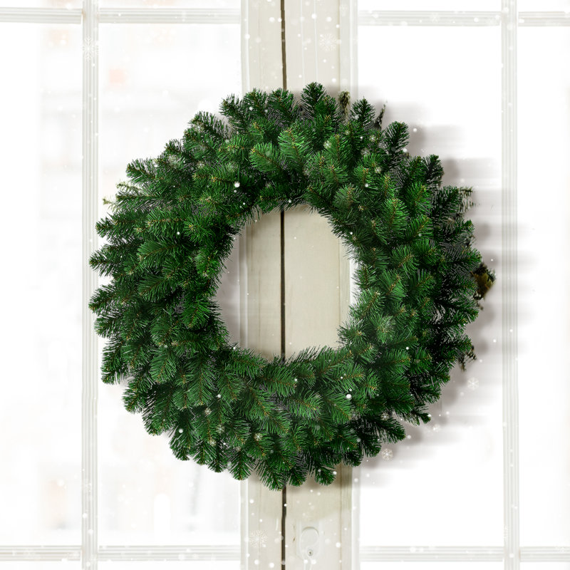Couronne de luxe en PVC et PE, H 30 po x l 30 po x P 3 po
