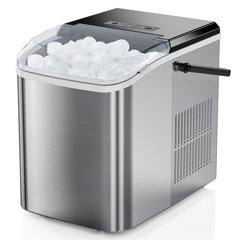 Northair Countertop 2 in 1 Ice Maker with Water Dispenser 5 Gallon SML 3  Sizes Bullet Ice 40lbs Daily-Ice Cubes ready in 8 Minutes with Ice Scoop