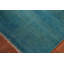 Tapis bleu et vert pour vestibule moderne Gabbeh 3 x 4