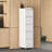Vertical File Cabinet With 5 Drawers, Wheels For Mobility, Metal Storage A4/Letter/Legal Size Folders, White, 17.71"D*14.95"W*64.15"H, Secure Locking, All - Steel Construction Documents, Lock, Build-962895899