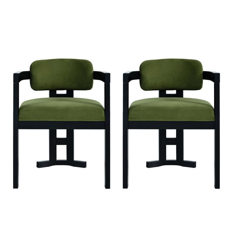 Chaise de salle à manger moderne et élégante, Vert