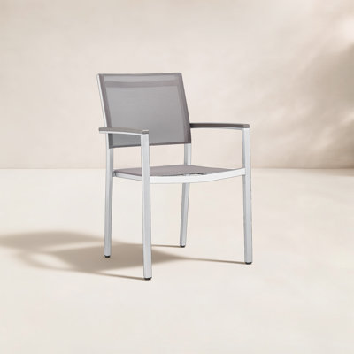 Ensemble de salle à manger de patio en métal pour 6 personnes avec table rectangulaire Aynura