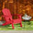 Ergonomically designed resin folding Adirondack chair-328065393